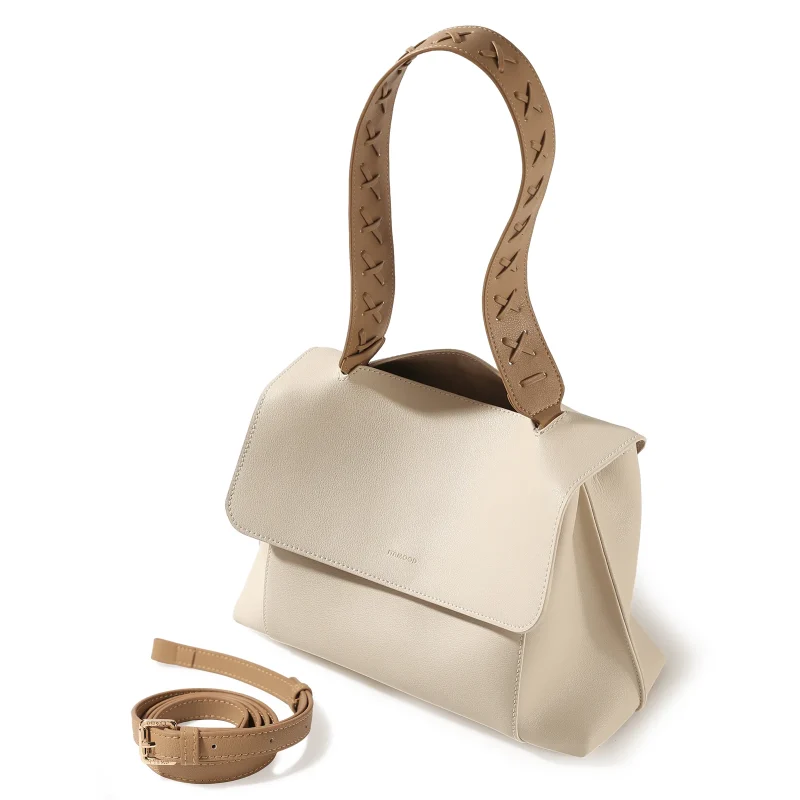 Eco Genuine Leather With Craftsmanship Adjustable Strap bag - Image 6