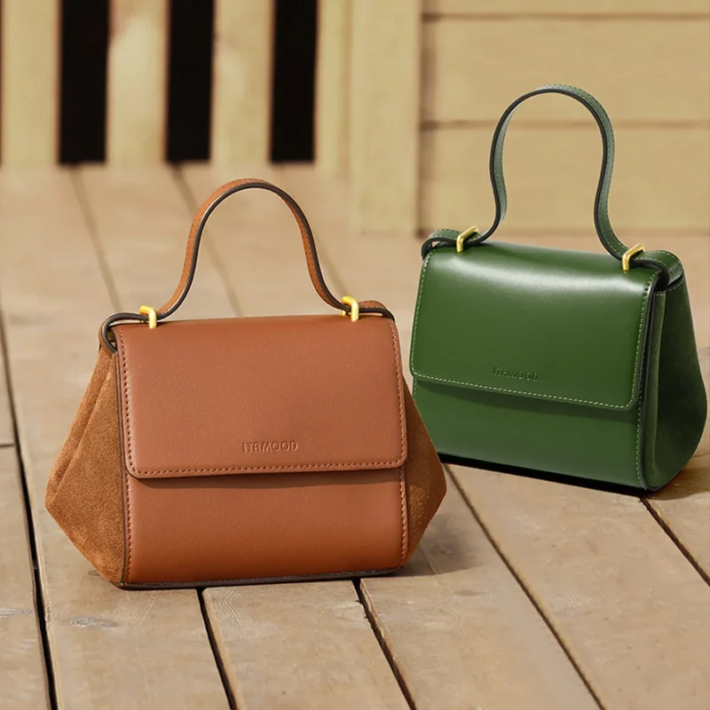 Eco Luxury Genuine Leather Multifunctional Handbag