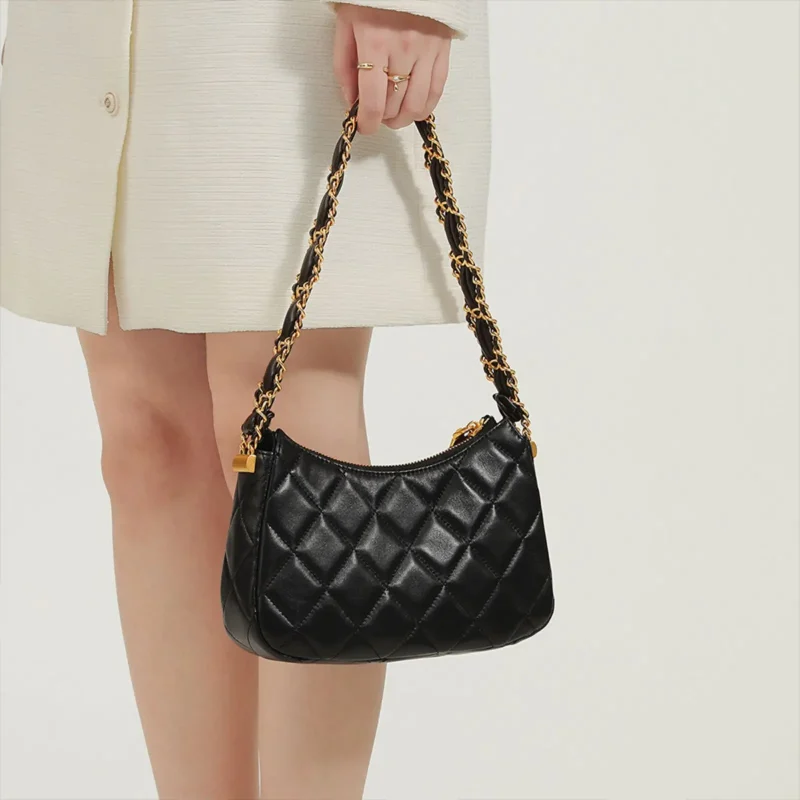 Eco Quilted Luxury Shoulder Bag - Image 6