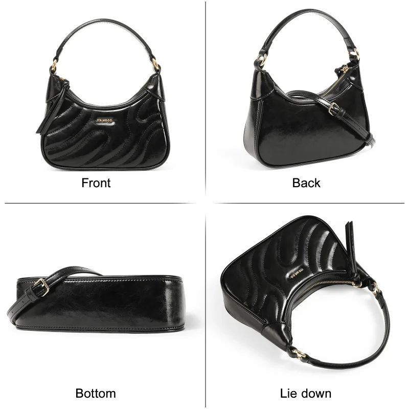 High-Quality Quilted Handbag with Removable Shoulder Strap - Image 5