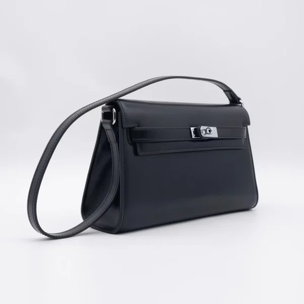 Luxury Simple Design Retro Leather Shoulder Bag - Image 4