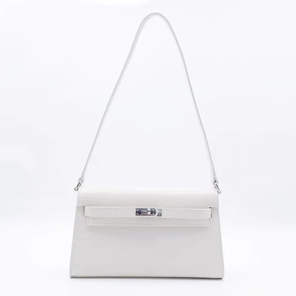 Luxury Simple Design Retro Leather Shoulder Bag - Image 5