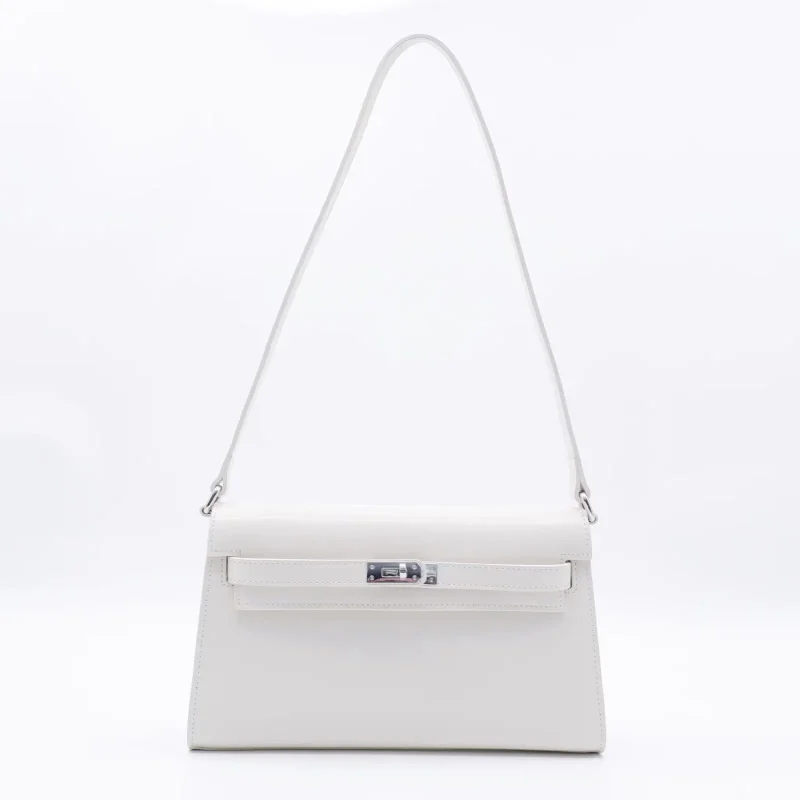 Luxury Simple Design Retro Leather Shoulder Bag - Image 5