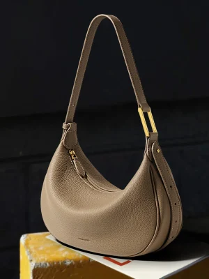 Eco Retro Style Solid Color Hobo Bag