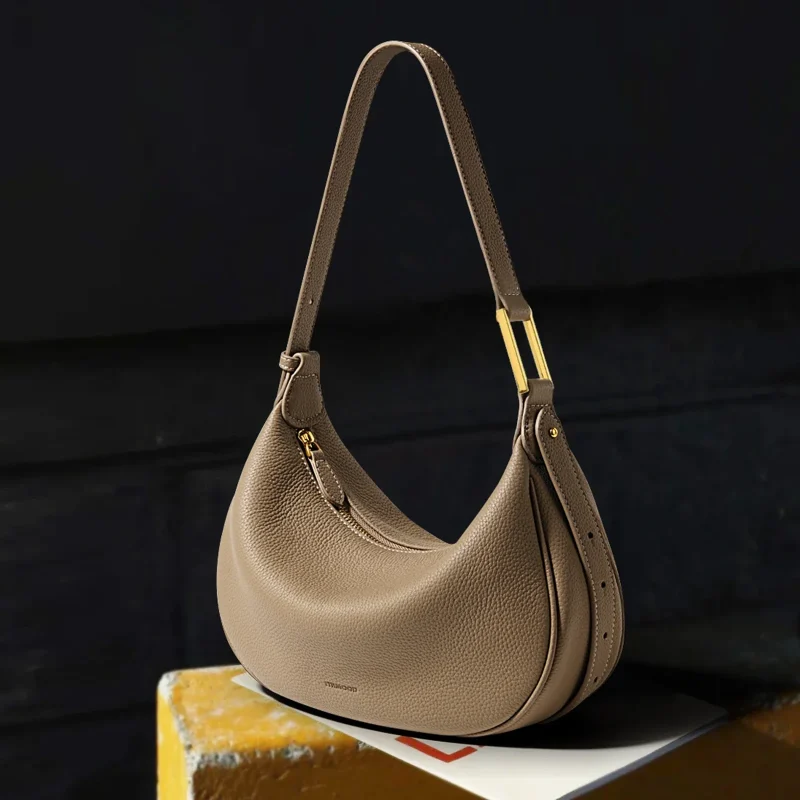 Eco Retro Style Solid Color Hobo Bag