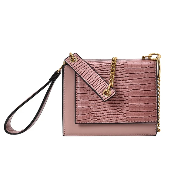 Pink cossbody bag