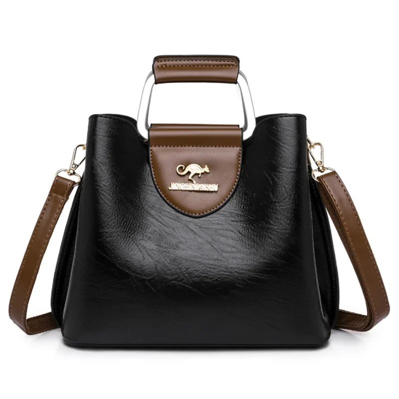 Luxury Design Chic Eco Leather Crossbody Bag - Image 3