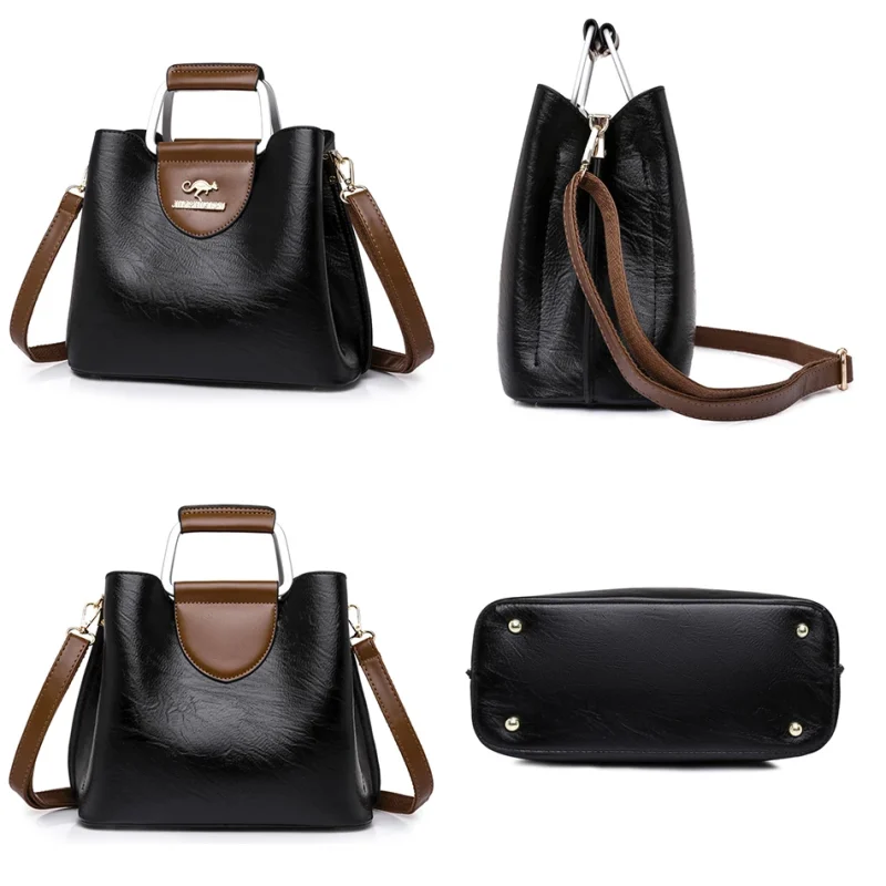 Luxury Design Chic Eco Leather Crossbody Bag - Image 4