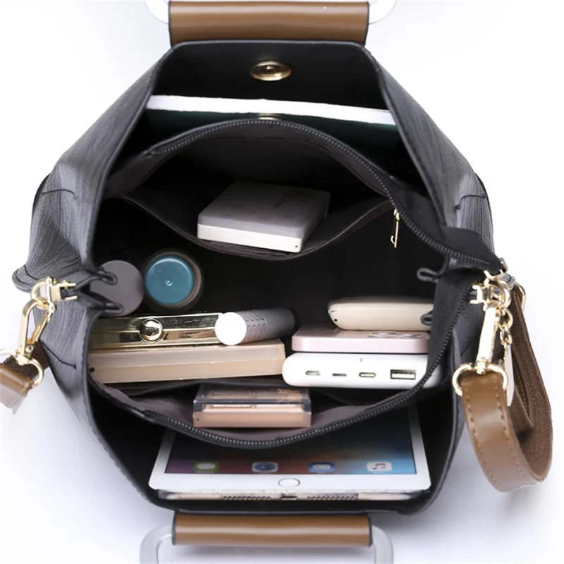 Luxury Design Chic Eco Leather Crossbody Bag - Image 6