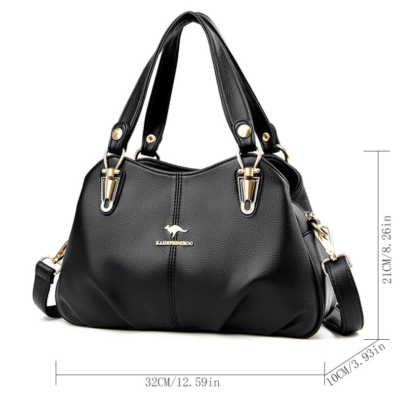 High Quality Eco Luxe Soft Leather Crossbody Bag" - Image 4