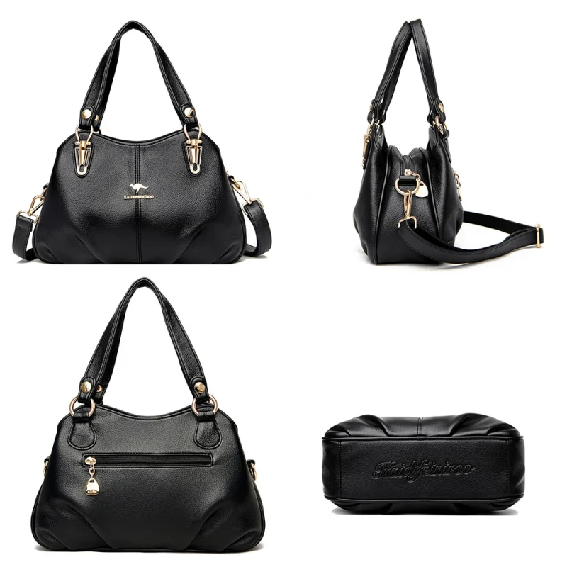 High Quality Eco Luxe Soft Leather Crossbody Bag" - Image 5
