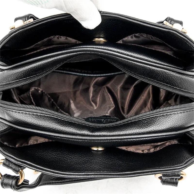High Quality Eco Luxe Soft Leather Crossbody Bag" - Image 6