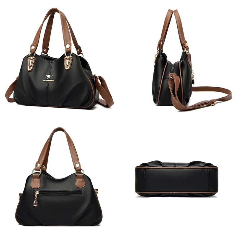 Luxury High Quality Leather Shoulder Crossbody Sac - Image 4