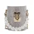 Silver shoulder bag