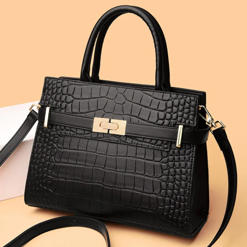 New Fashion Pu Leather High Quality Shoulder Messenger Bags for Women Designer Brand Totes Croosbody Bags Handbags and Purses - Image 2