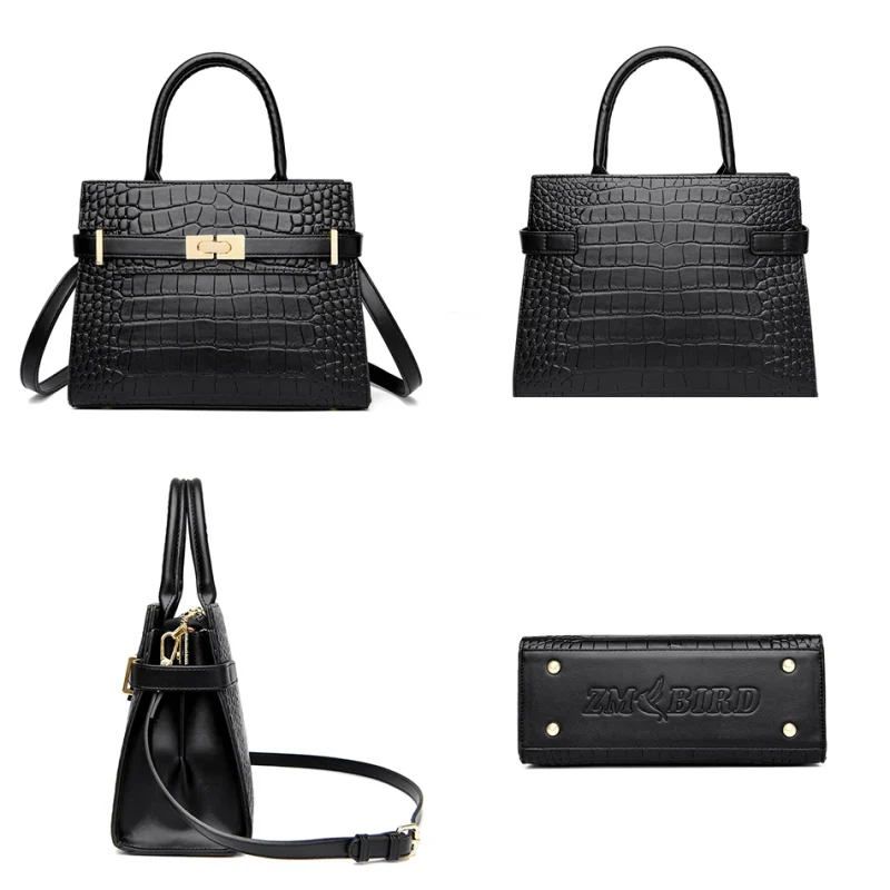 New Fashion Pu Leather High Quality Shoulder Messenger Bags for Women Designer Brand Totes Croosbody Bags Handbags and Purses - Image 5