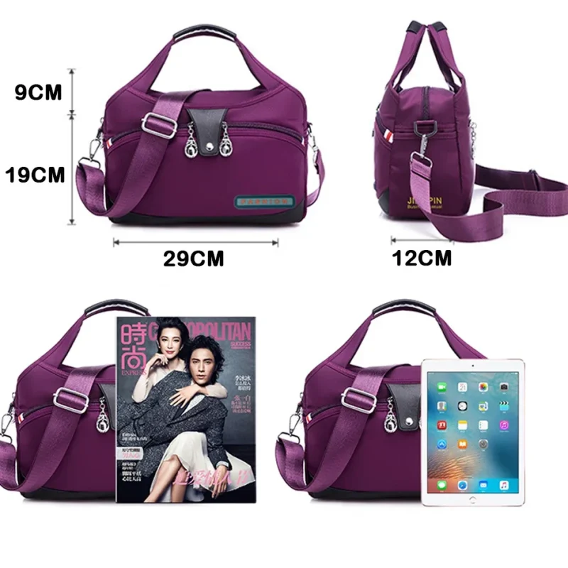 Large Capacity Women's Shoulder Bag Oxford Handbag Purses - Image 5