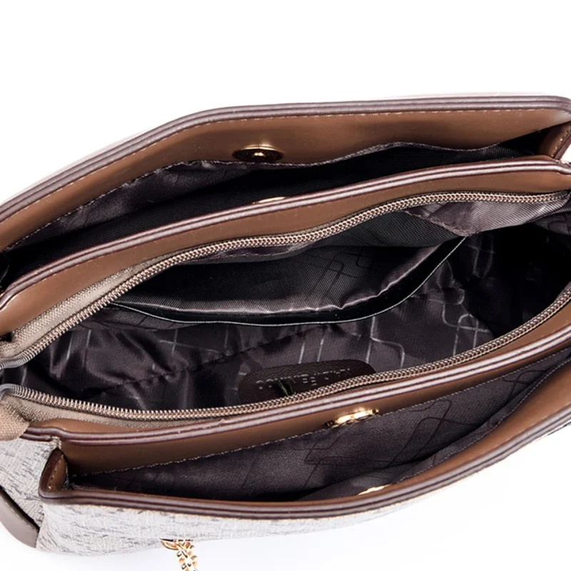 High Quality Leather Luxury Designer Shoulder Messenger Sac - Image 6