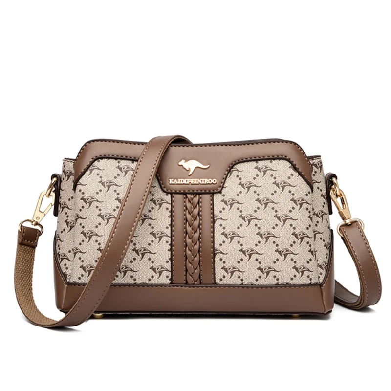 High Quality Leather Luxury Designer Shoulder Messenger Sac - Image 2