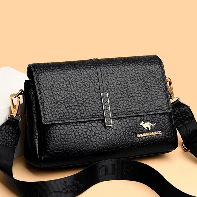 High-quality Leather Women Shoulder Messenger Bags - Image 2