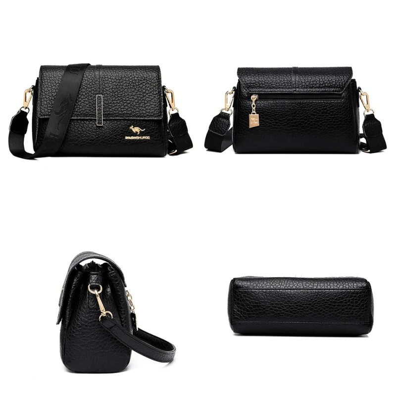 High-quality Leather Women Shoulder Messenger Bags - Image 5