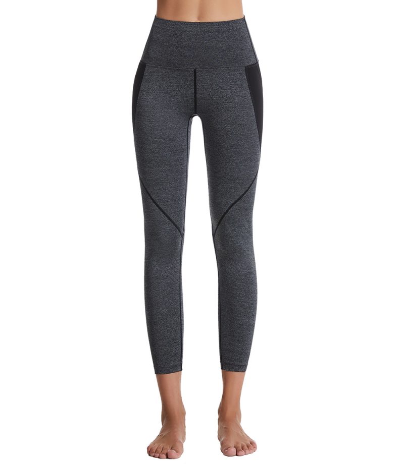 Nude Feel Quick Drying Yoga Pants: Women's High Waist Hip Lift Fitness Sports Tights - Image 3