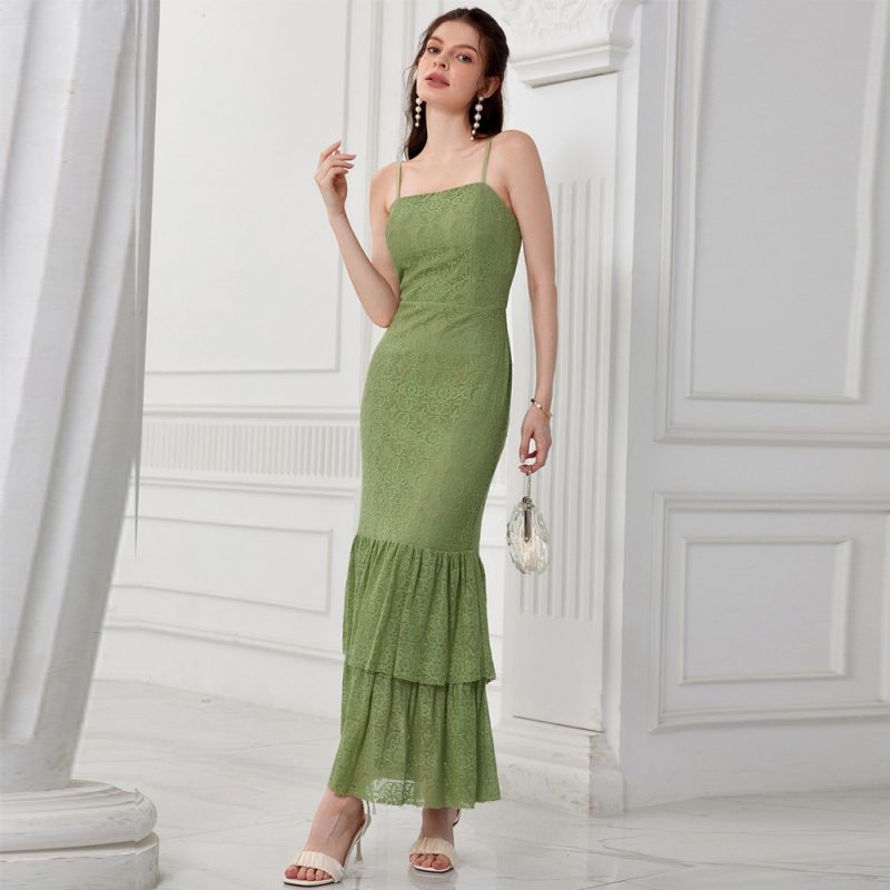 Summer Party Fishtail Strap Dress