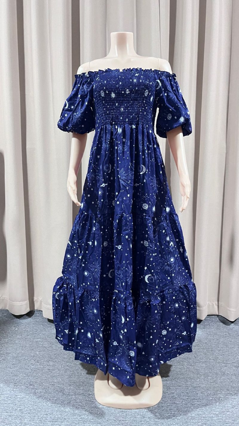 Floral Off-Shoulder Dress: Women's Spring/Summer - Image 5