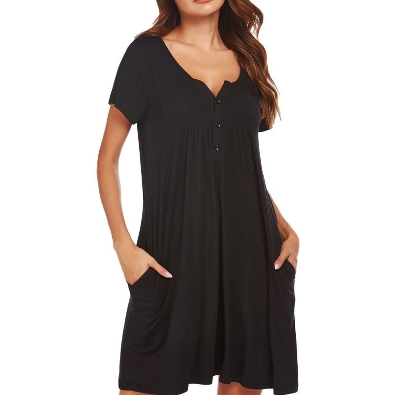 Summer Chic: Stay Cool and Comfortable in this Modal Rayon Nightdress! - Image 4