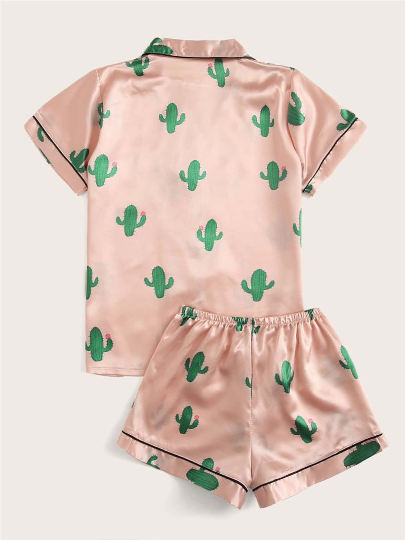 Homewear Shorts Suit: Women's Short-Sleeved Pajamas - Image 3