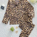 Long Sleeve Cardigan Home Wear Pajamas: Women's Autumn Suit - Image 3