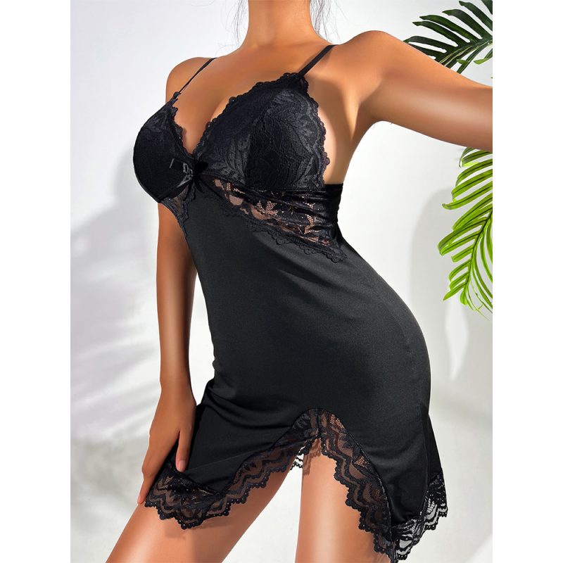Confidently Alluring: Command Attention with Confidence in this Seductive Pajamas Dress!