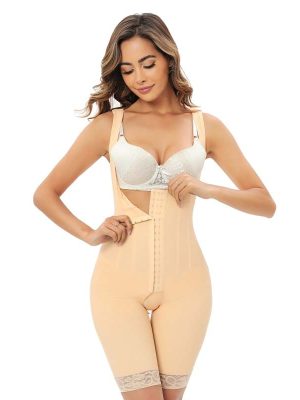 Row Buckle Corset Jumpsuit: Waist Girdling