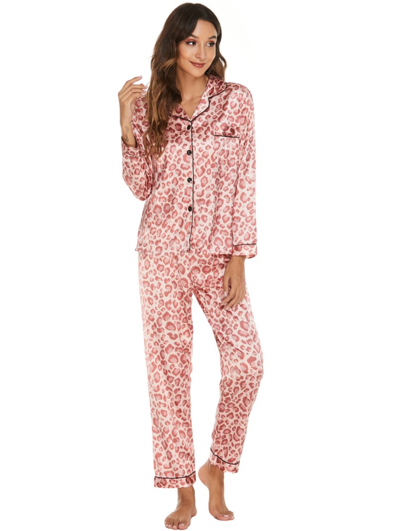 Long Sleeve Cardigan Home Wear Pajamas: Women's Autumn Suit - Image 2