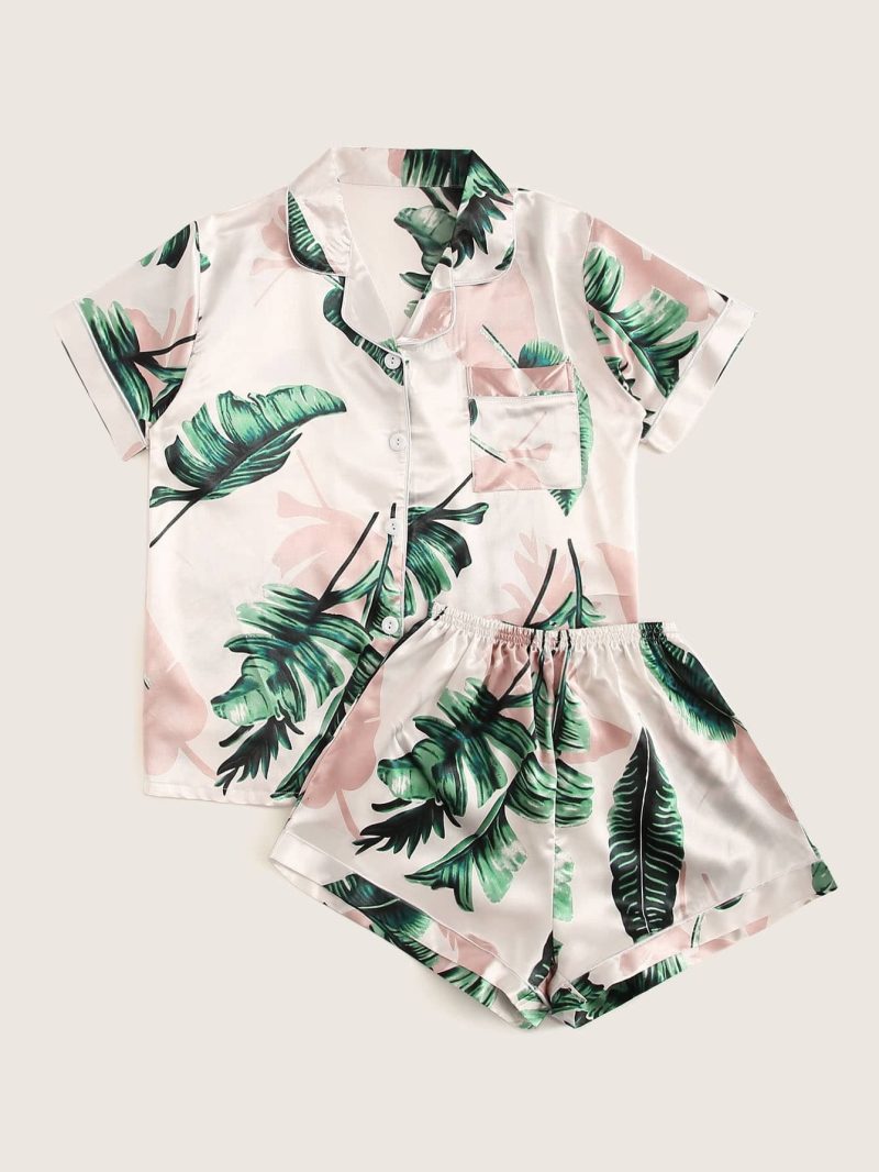 Homewear Shorts Suit: Women's Short-Sleeved Pajamas - Image 4