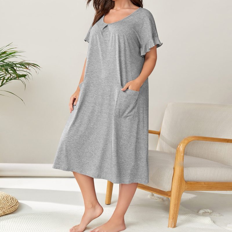 Stay Cozy and Stylish All Summer Long in this Comfortable Nightdress! - Image 4