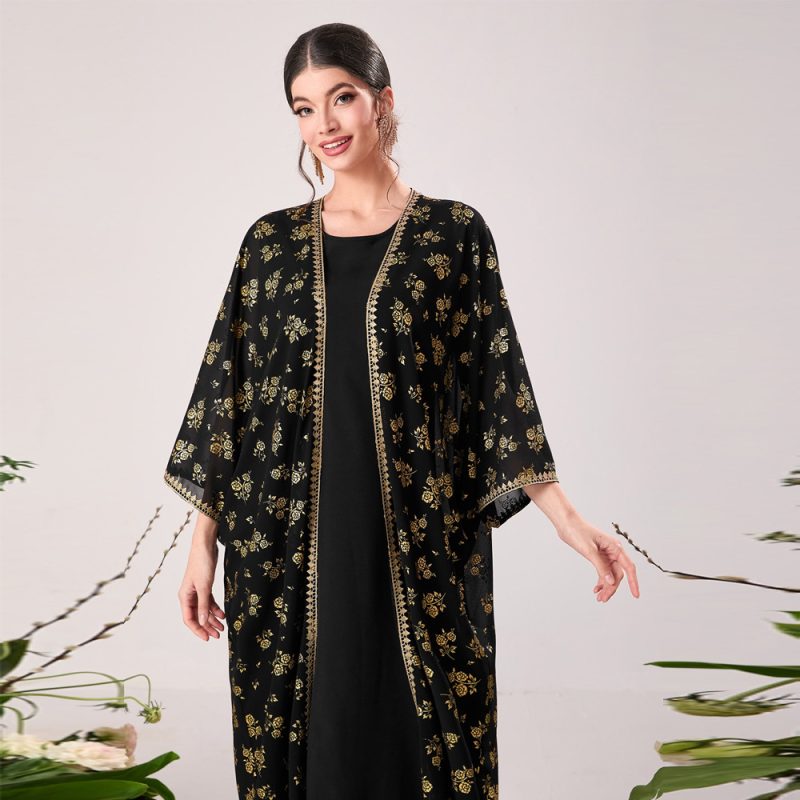 Middle East Lace Mesh Dress Set - Image 3