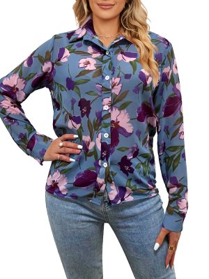 Printed Floral Shirt: Women’s Spring/Summer Clothing