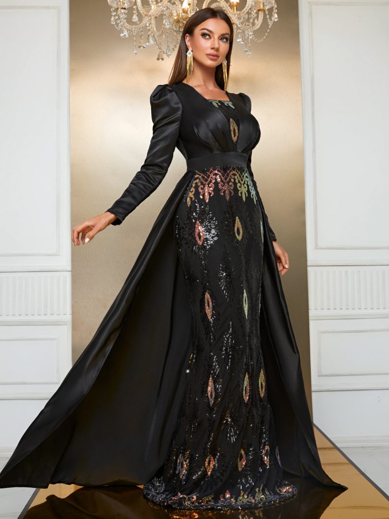 Elegant Cocktail Sequined Party Dress: Command the Room with Class and Style! - Image 5