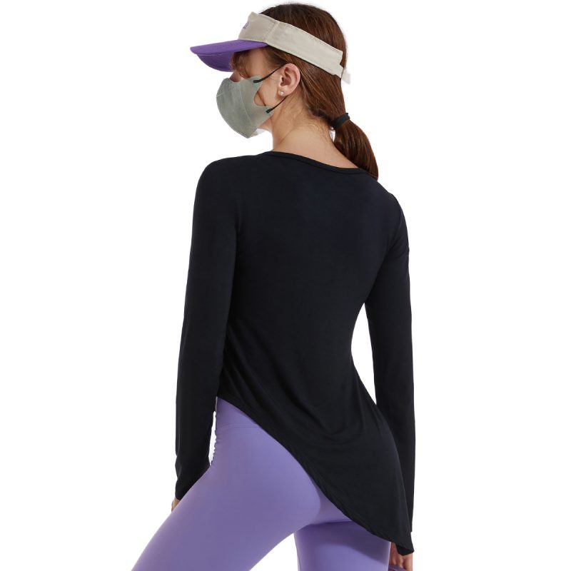 Yoga Wear Women's Loose Fitness Top: Running Exercise T-shirt - Image 3