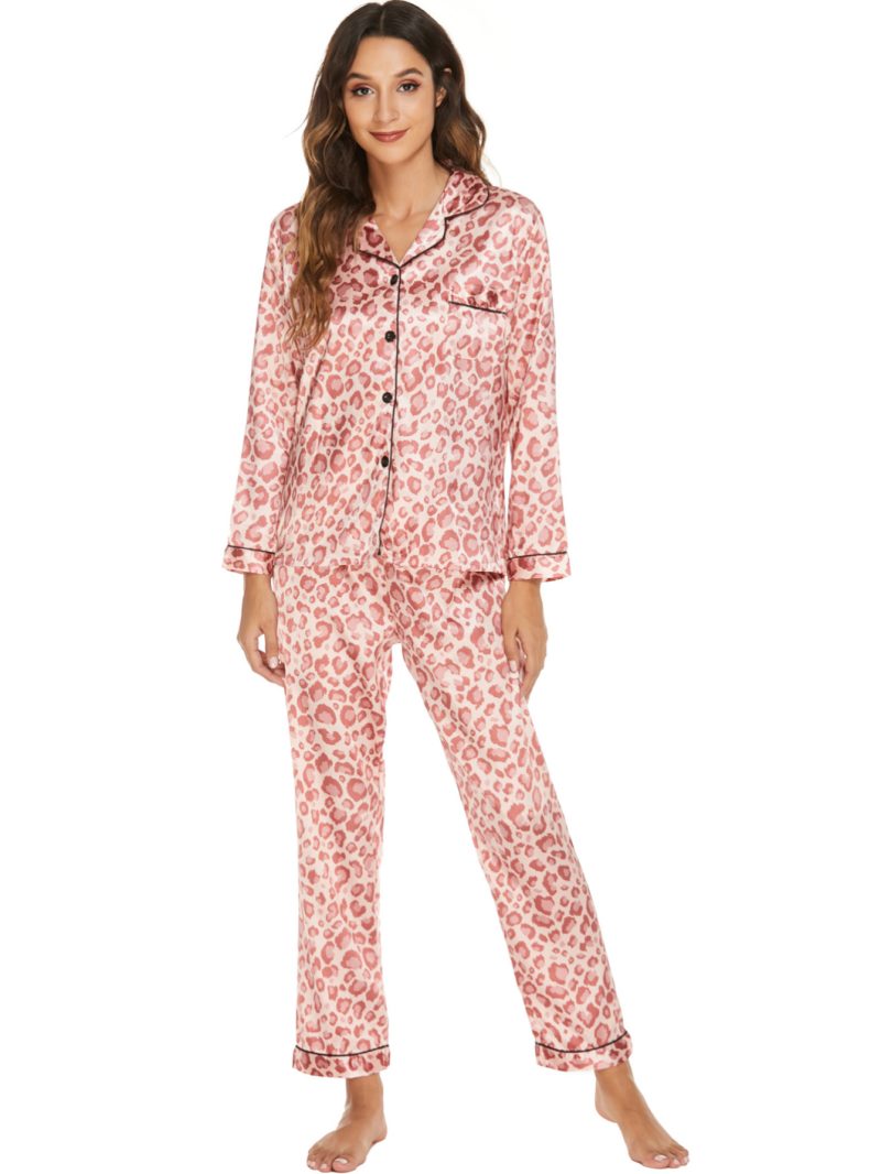 Long Sleeve Cardigan Home Wear Pajamas: Women's Autumn Suit - Image 4