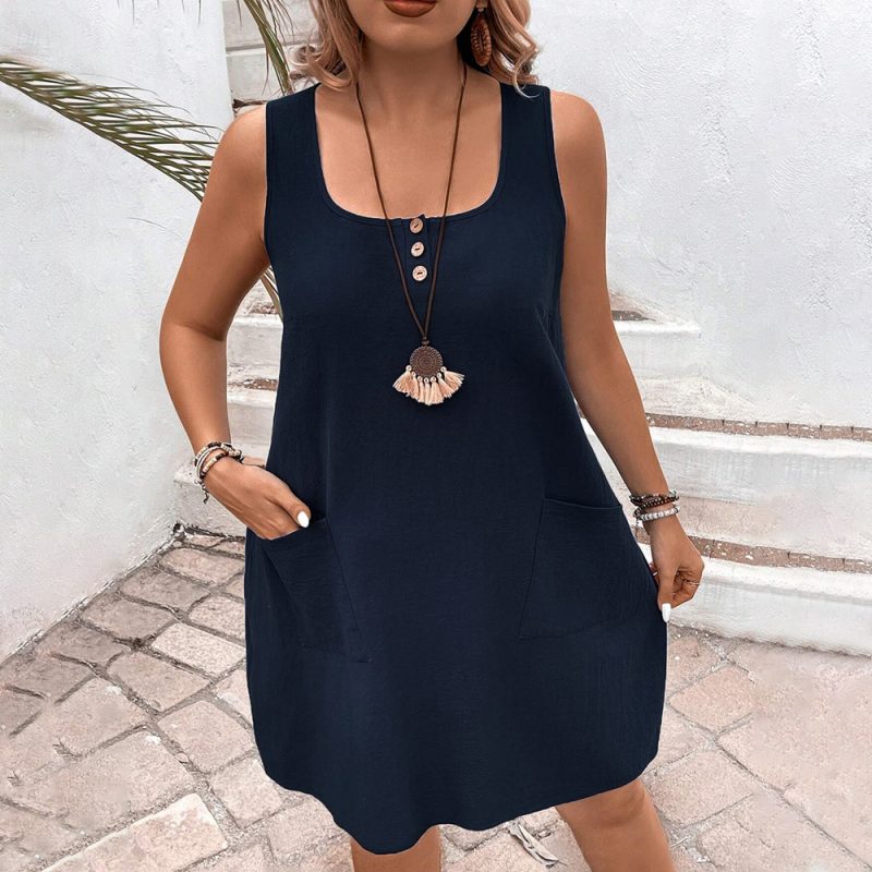French Elegant Office Dress: Plus Size, Slimming