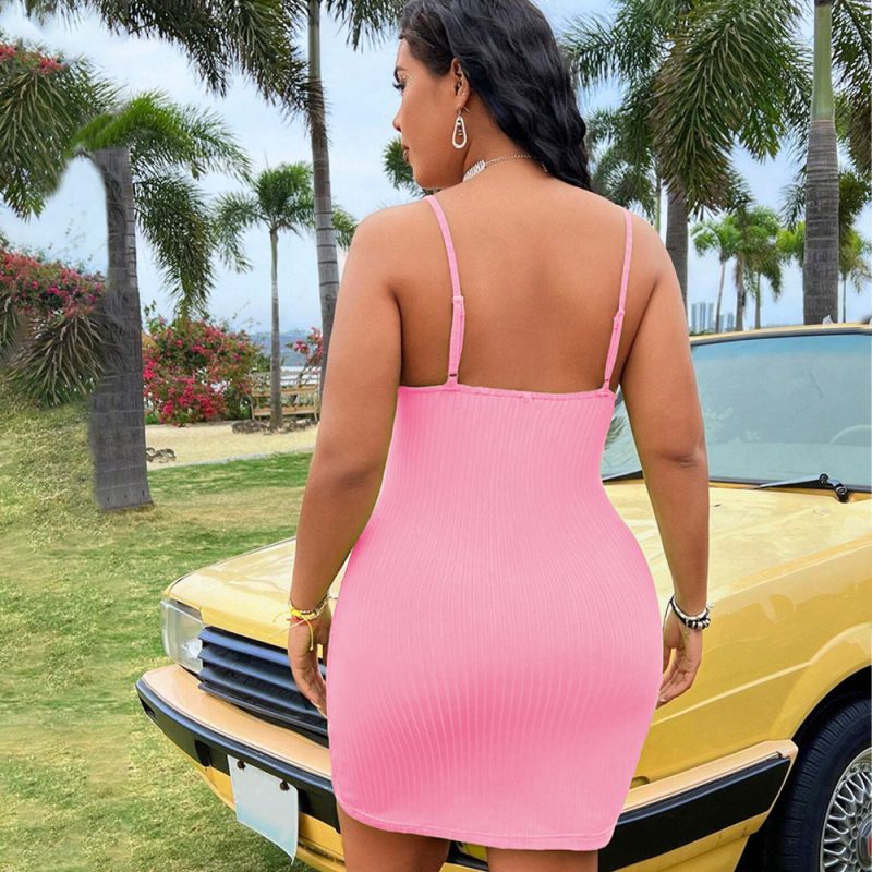 Elegant Off-Shoulder Dress: Plus Size, French Style - Image 2
