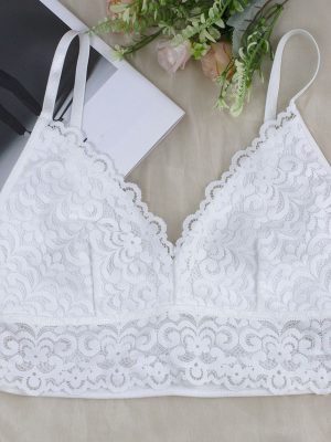 White Sexy Lace Sling Vest, Perfect for Inner or Outer Wear