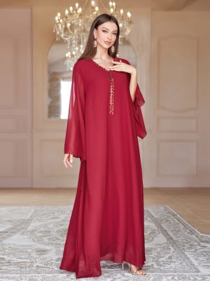 Elegant Sequined Robe for Autumn