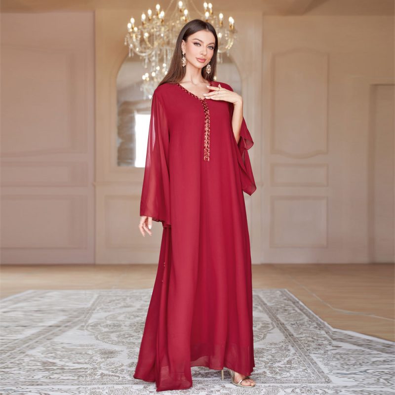 Elegant Sequined Robe for Autumn