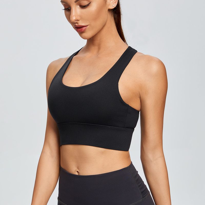 Cross Back Running Vest: Shockproof, Push-Up Yoga Bra - Image 5