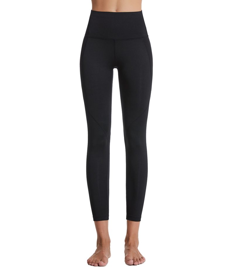 Nude Feel Quick Drying Yoga Pants: Women's High Waist Hip Lift Fitness Sports Tights - Image 4