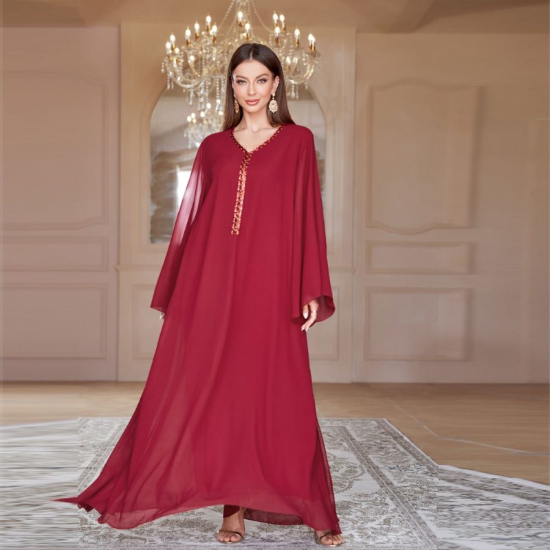 Elegant Sequined Robe for Autumn - Image 2