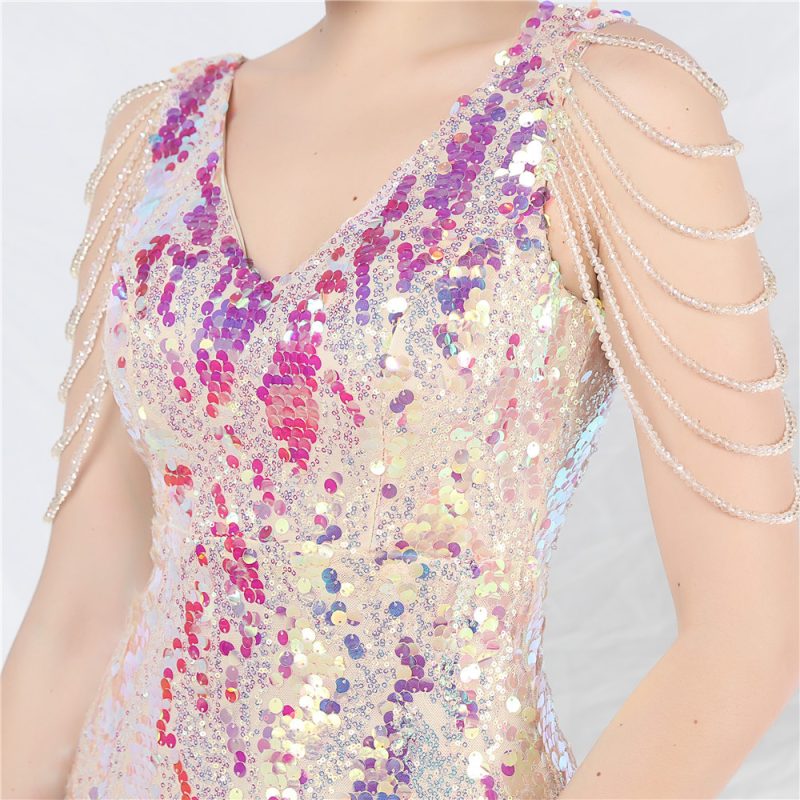 Sequined Daily Short Dress: Women's Crafted - Image 3